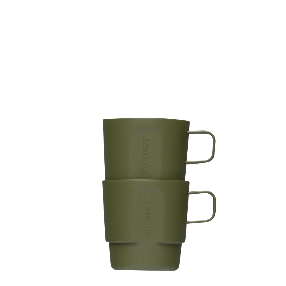 Cafe Stacker Set (2) - 6oz / Olive